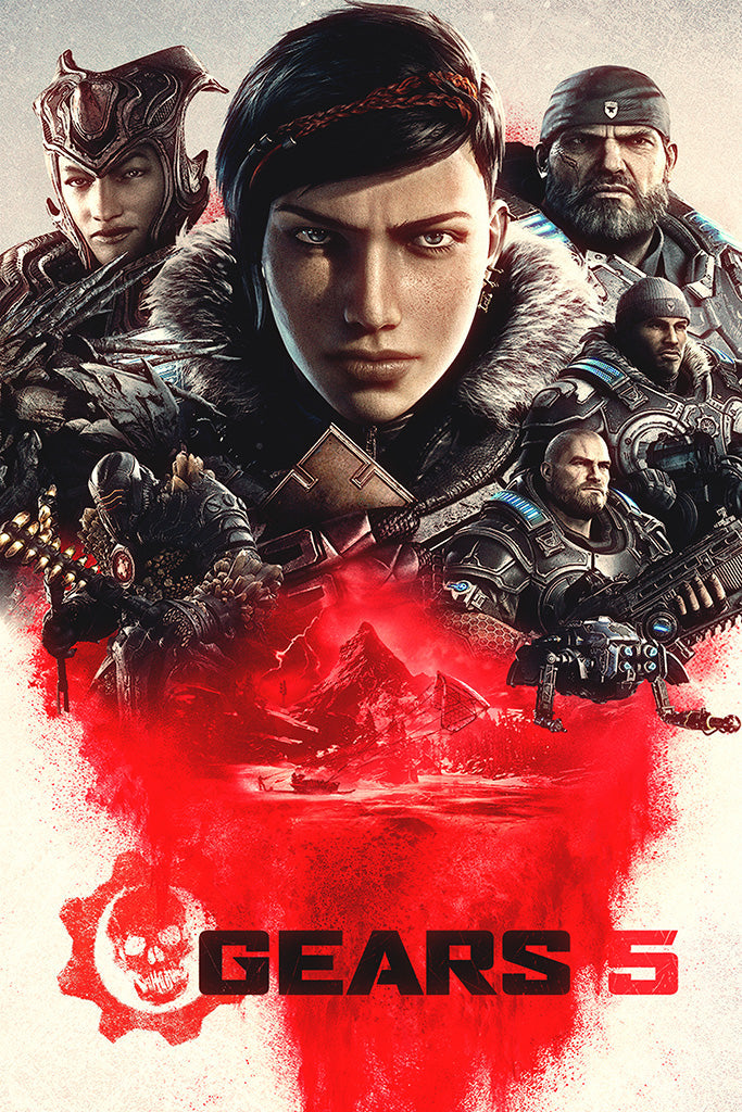 Gears 5 Canvas Poster