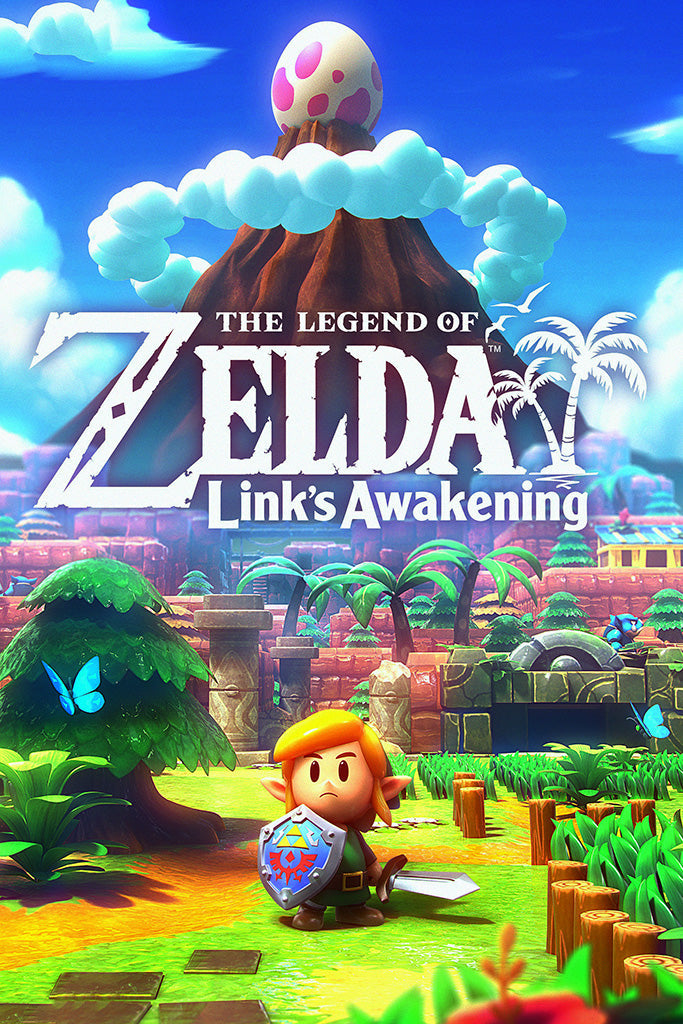 The Legend of Zelda Link¡¯s Awakening Canvas Poster