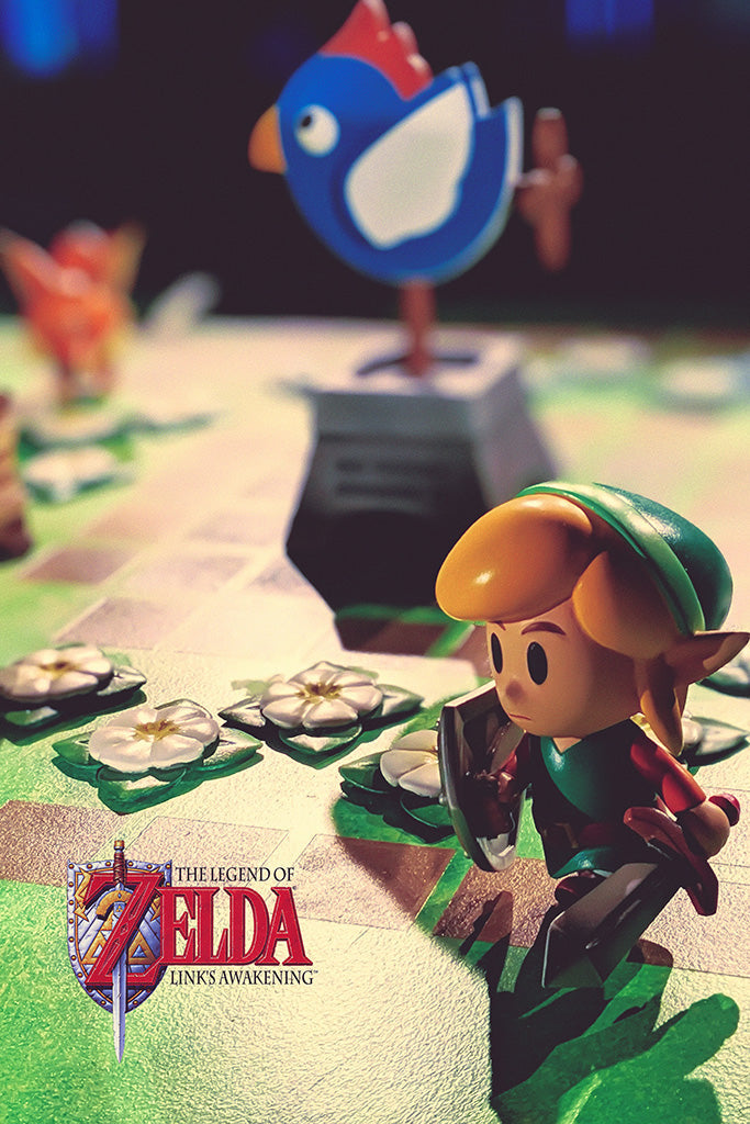 The Legend of Zelda Link¡¯s Awakening Game Canvas Poster
