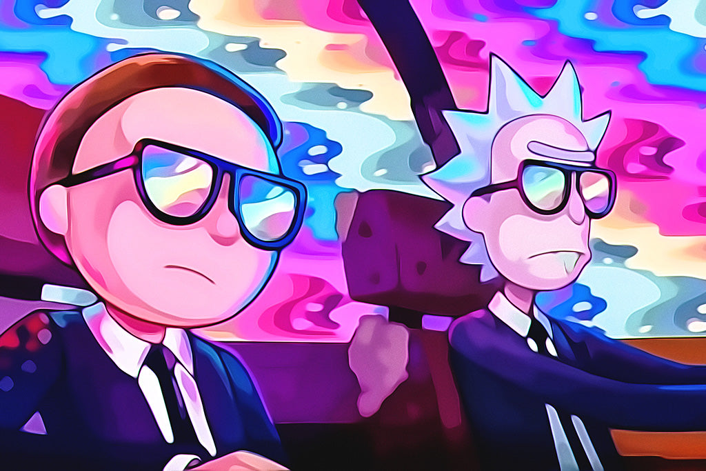 Rick and Morty x Run The Jewels Oh Mama Canvas Poster