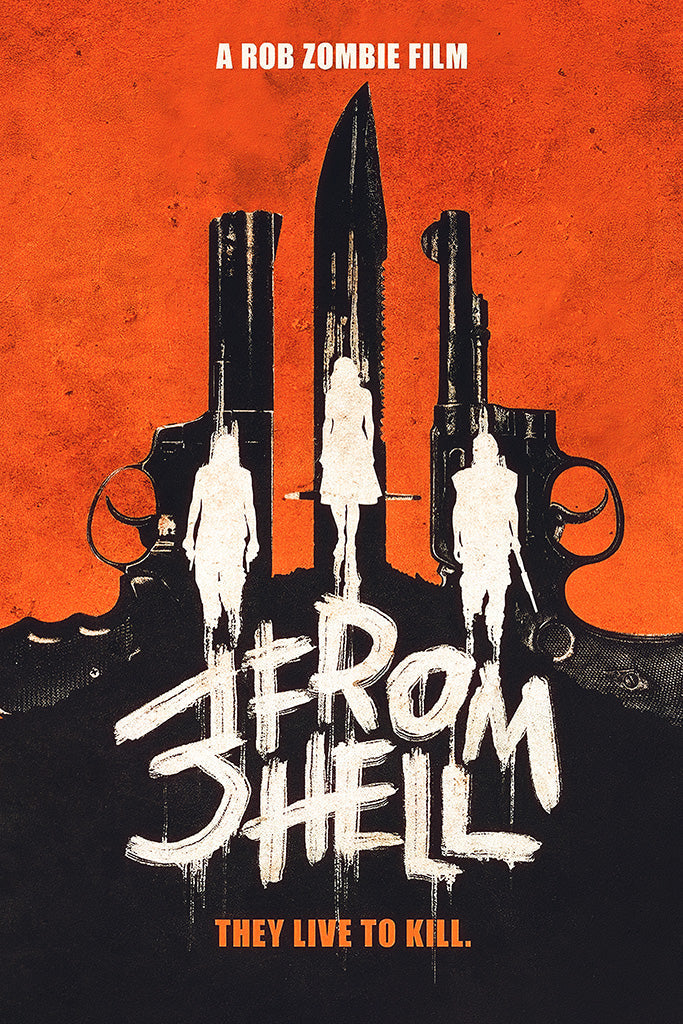3 From Hell Movie Canvas Poster