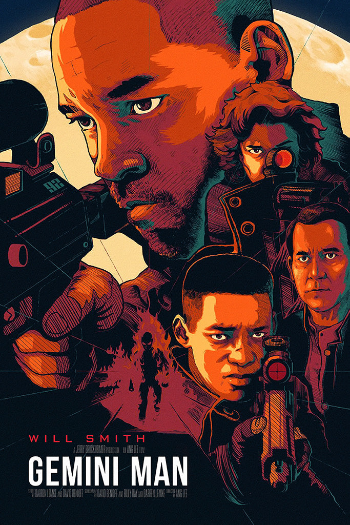 Gemini Man Movie Canvas Poster