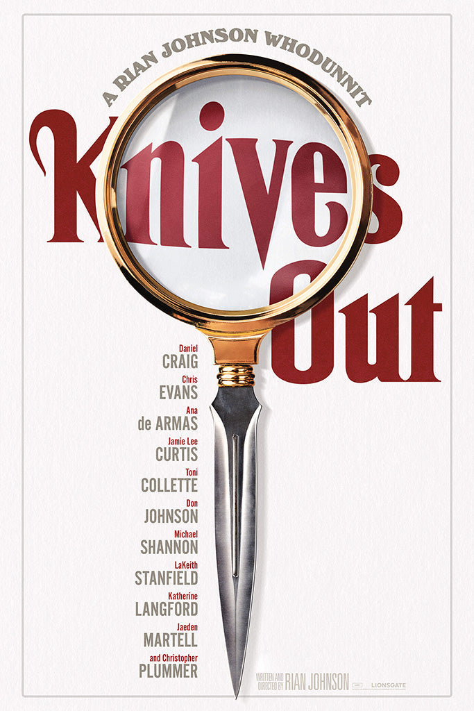 Knives Out Canvas Poster
