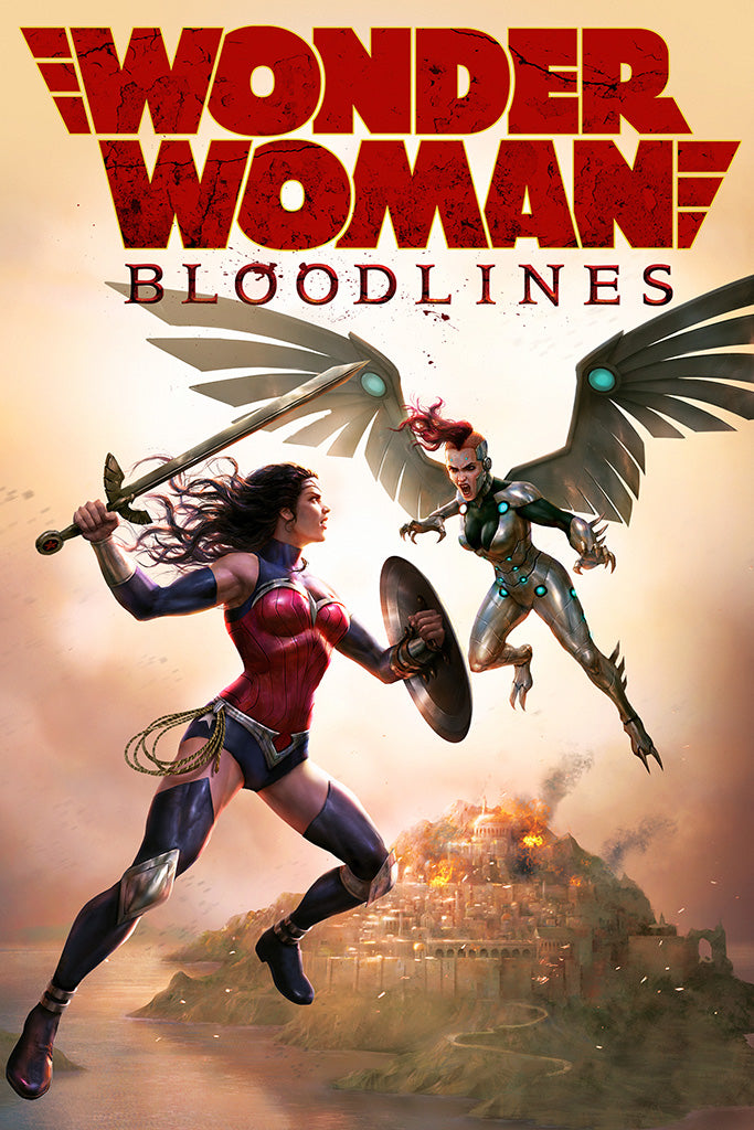 Wonder Woman Bloodlines Movie Canvas Poster