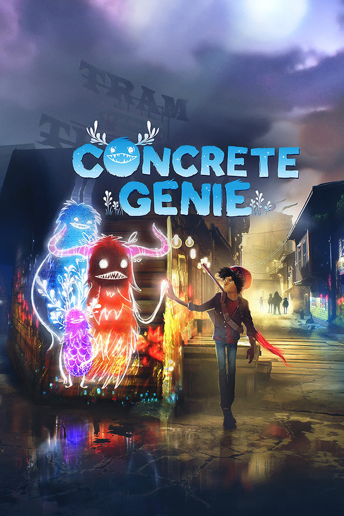 Concrete Genie Canvas Poster