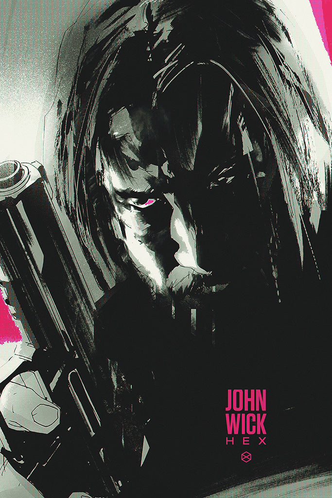 John Wick Hex Canvas Poster