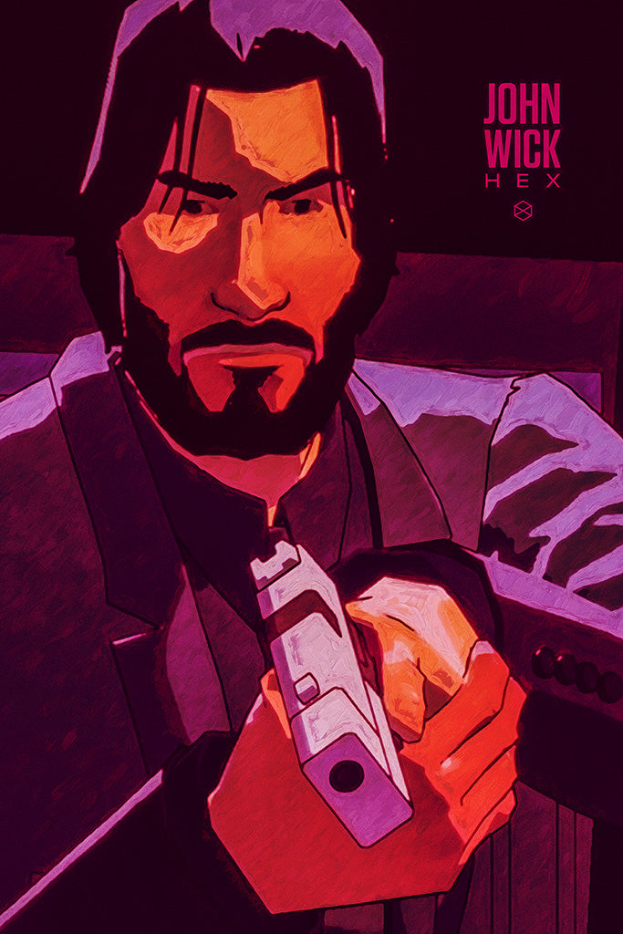 John Wick Hex Video Game Canvas Poster