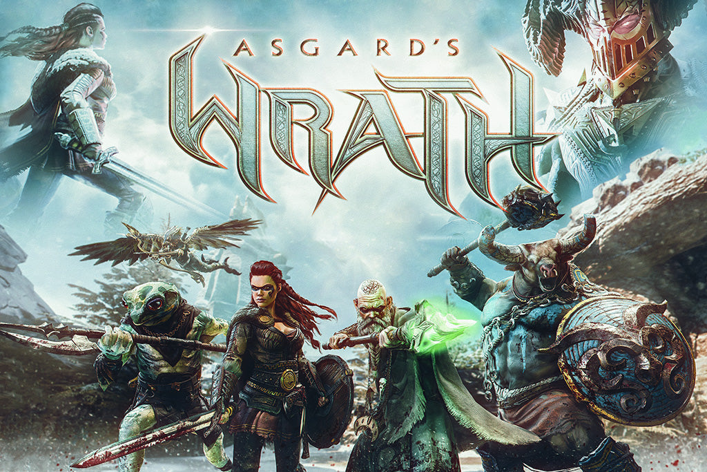 Asgard's Wrath Video Game Canvas Poster