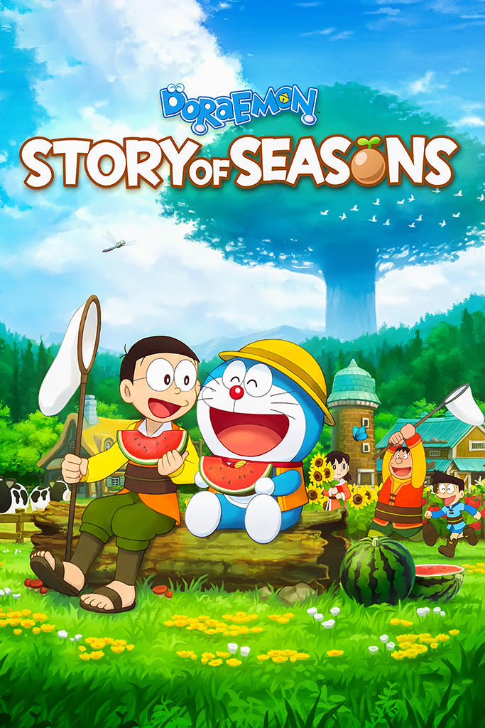 Doraemon Story of Seasons Canvas Poster
