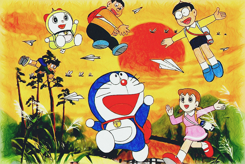 Doraemon Story of Seasons Game Canvas Poster