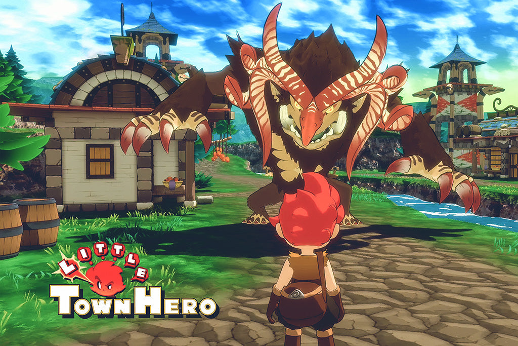 Little Town Hero Game Canvas Poster