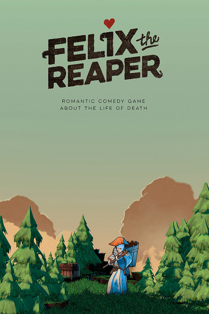 Felix the Reaper Game Canvas Poster