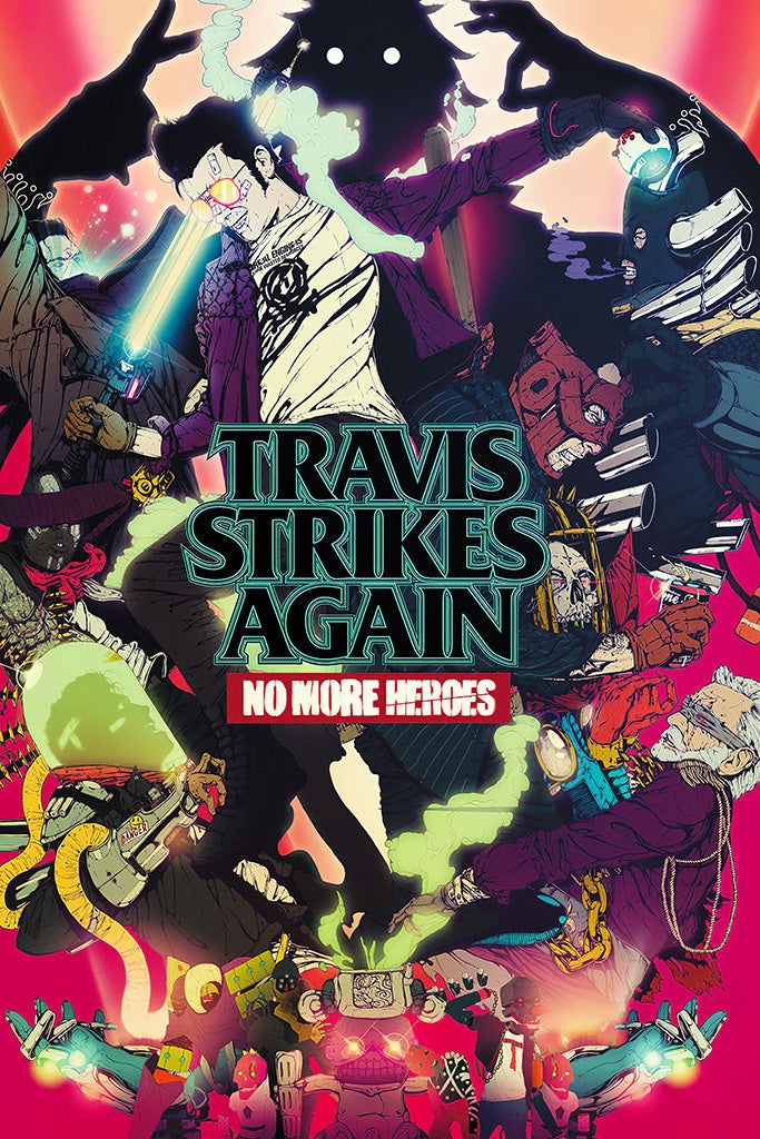Travis Strikes Again No More Heroes 2019 Canvas Poster