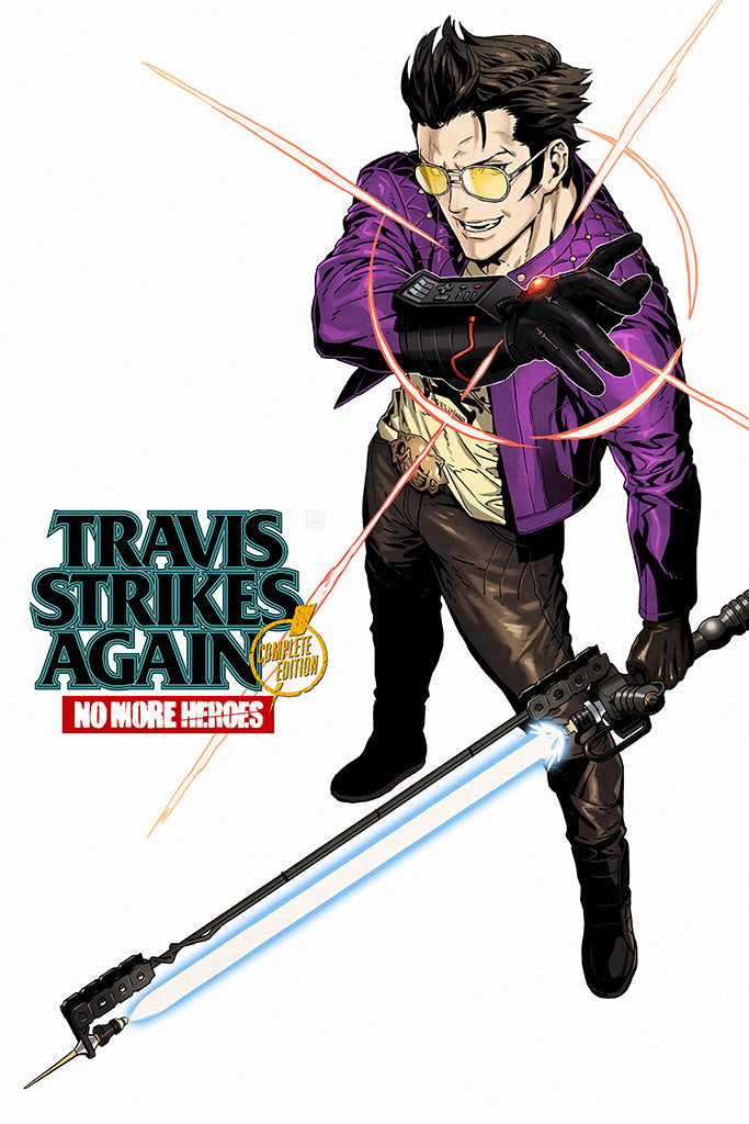 Travis Strikes Again No More Heroes Video Game 2019 Canvas Poster