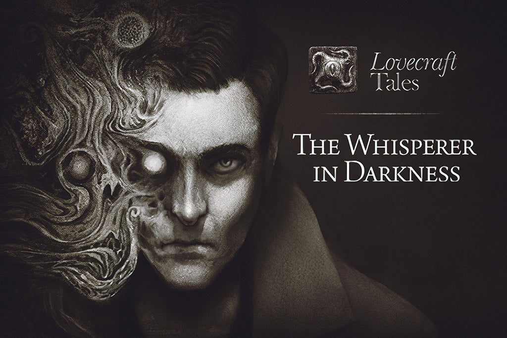 Lovecraft Tales The Whisperer in the Darkness Canvas Poster