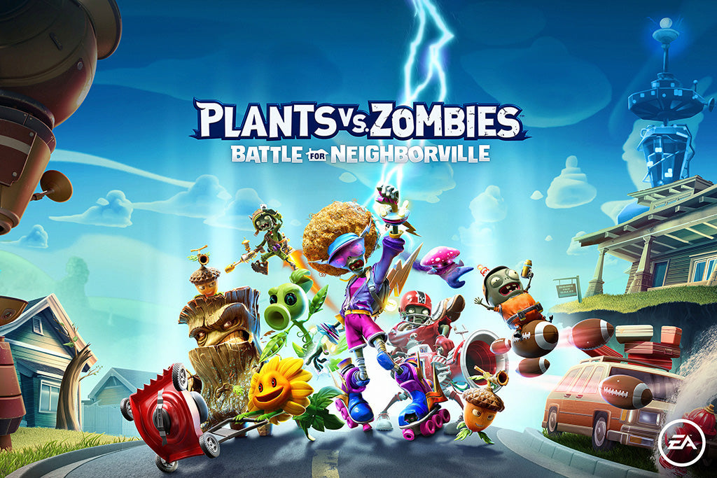 Plants vs. Zombies Battle for Neighborville Canvas Poster