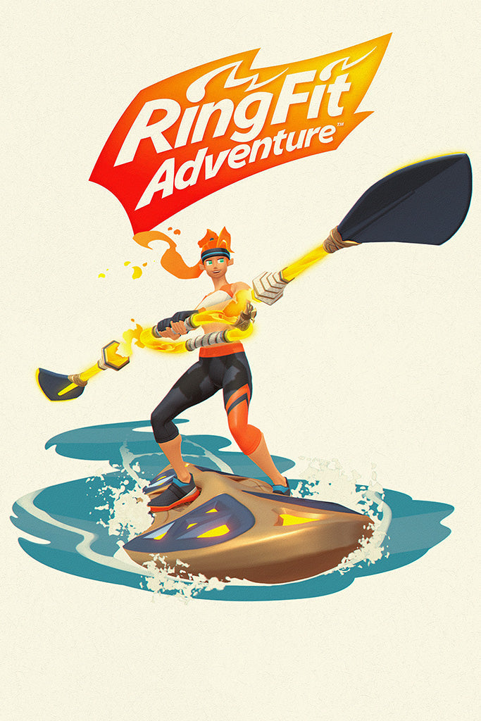 Ring Fit Adventure Video Game Canvas Poster