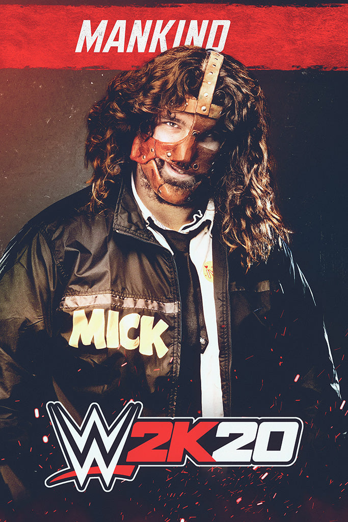 WWE 2K20 Game Canvas Poster