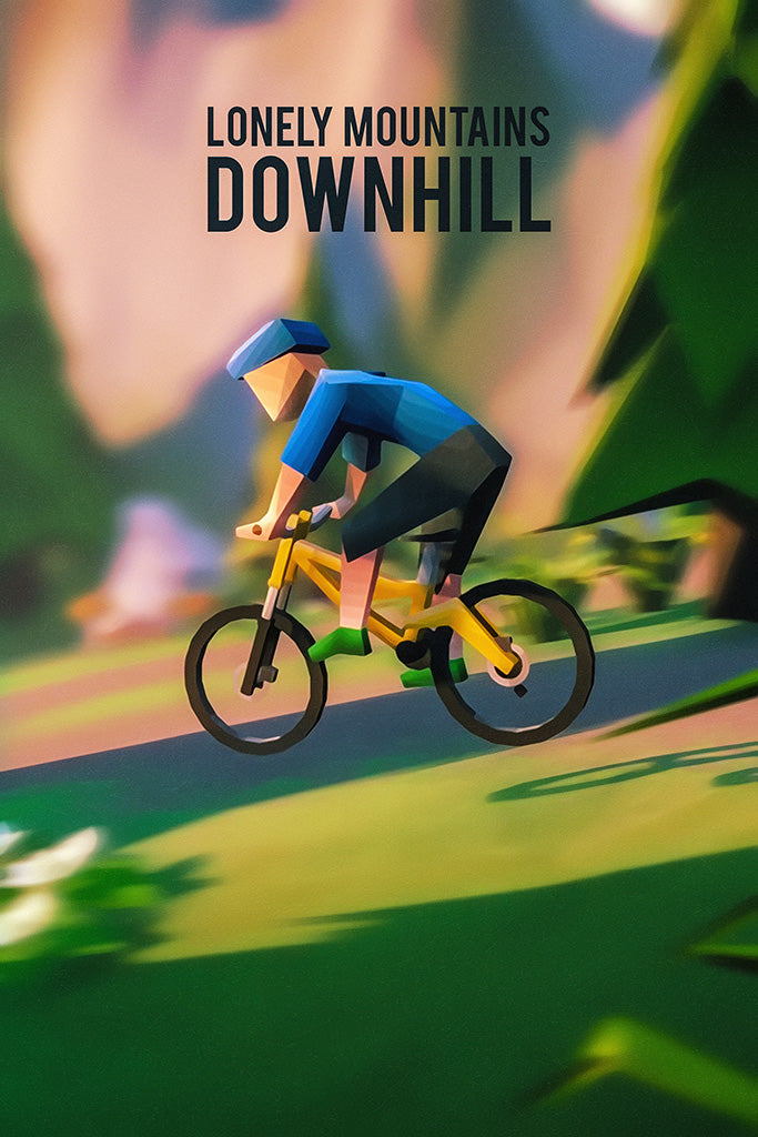 Lonely Mountains Downhill Canvas Poster