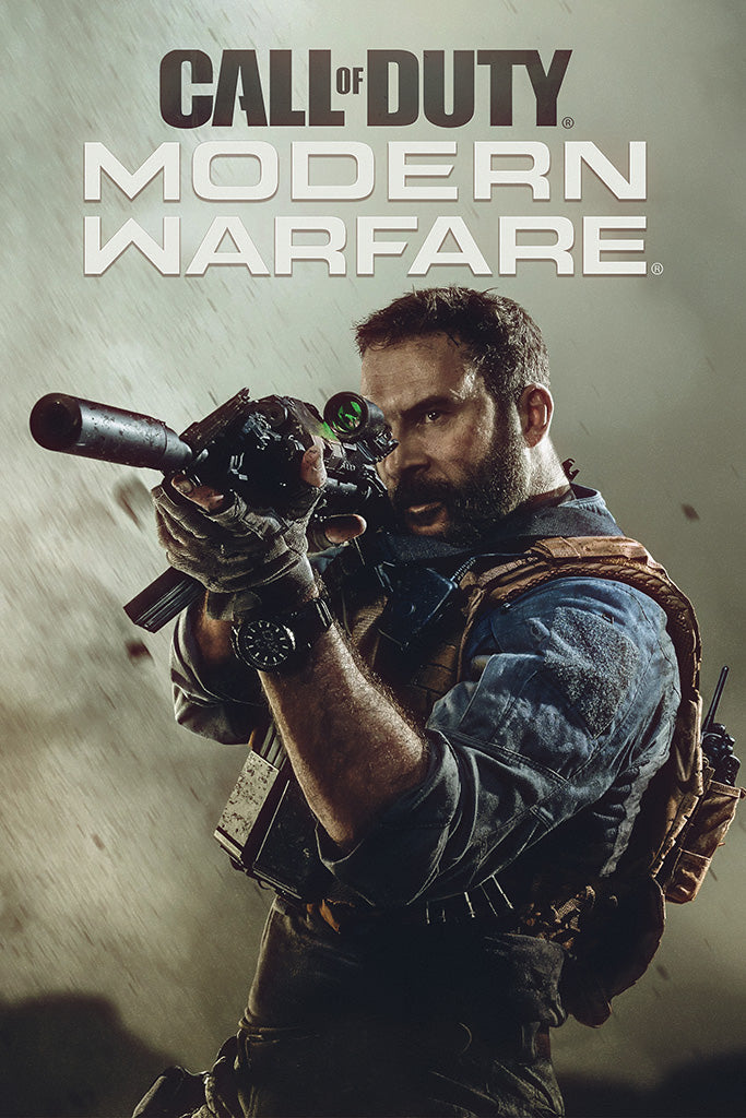 Call of Duty Modern Warfare Game Canvas Poster