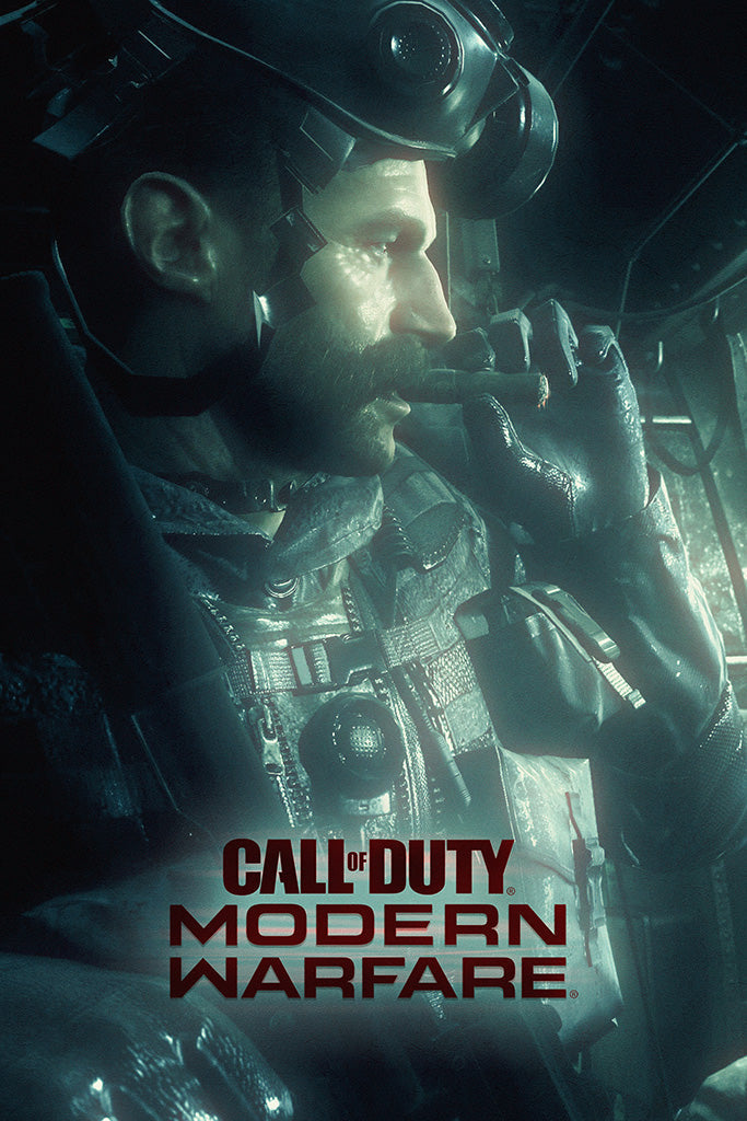 Call of Duty Modern Warfare Video Game Canvas Poster