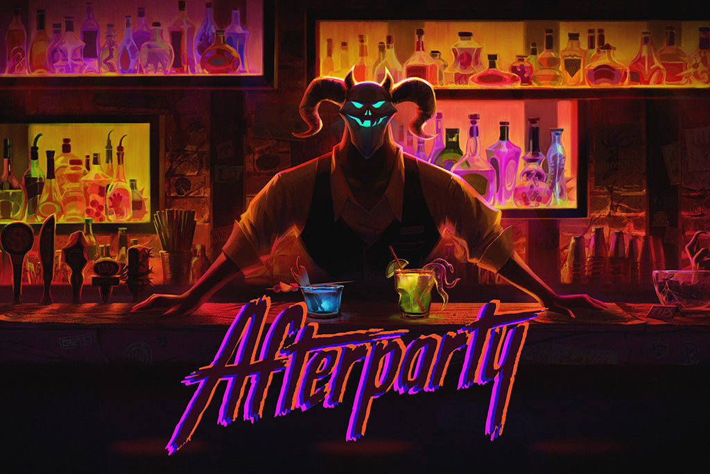 Afterparty Game Canvas Poster