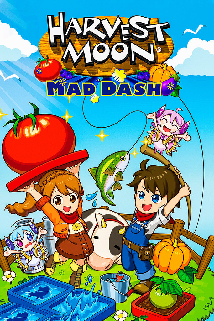 Harvest Moon Mad Dash Canvas Poster