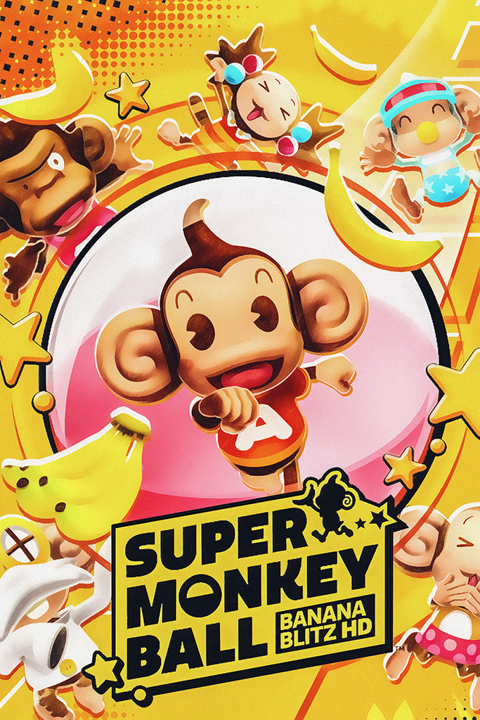 Super Monkey Ball Banana Blitz 2019 HD Canvas Poster