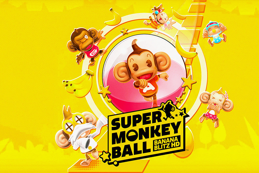 Super Monkey Ball Banana Blitz HD Canvas Poster