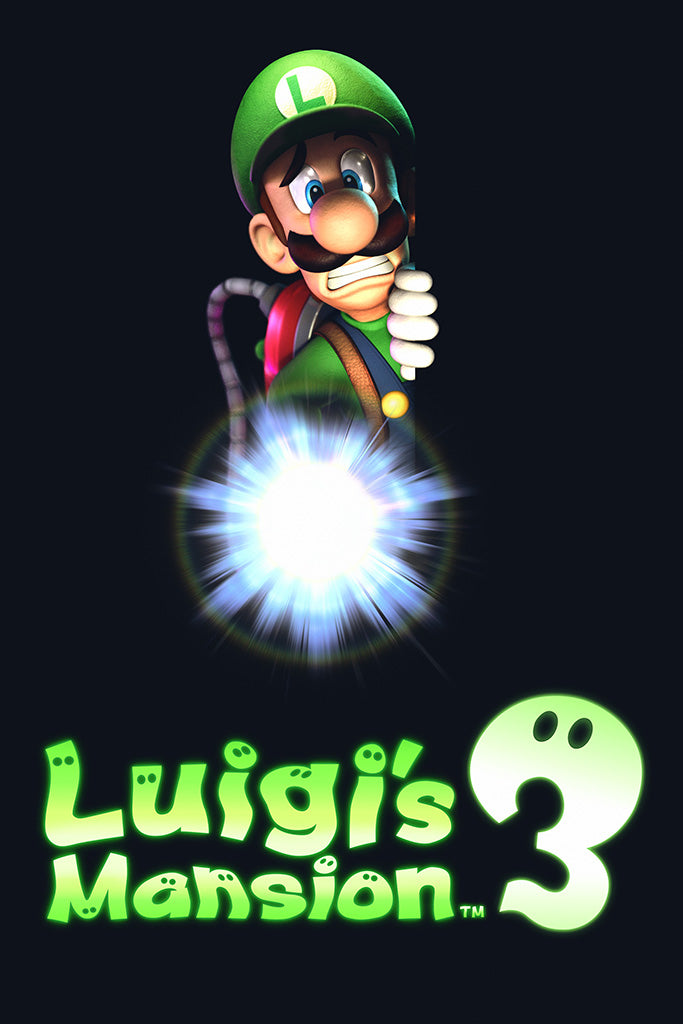 Luigi's Mansion 3 Game Canvas Poster
