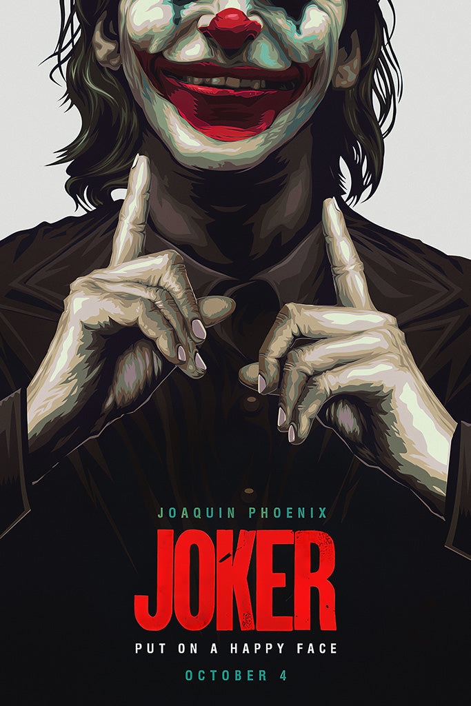 Joker Joaquin Phoenix Canvas Poster