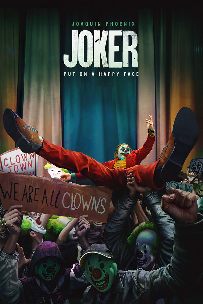 Joker 2019 Movie Fan Art Canvas Poster