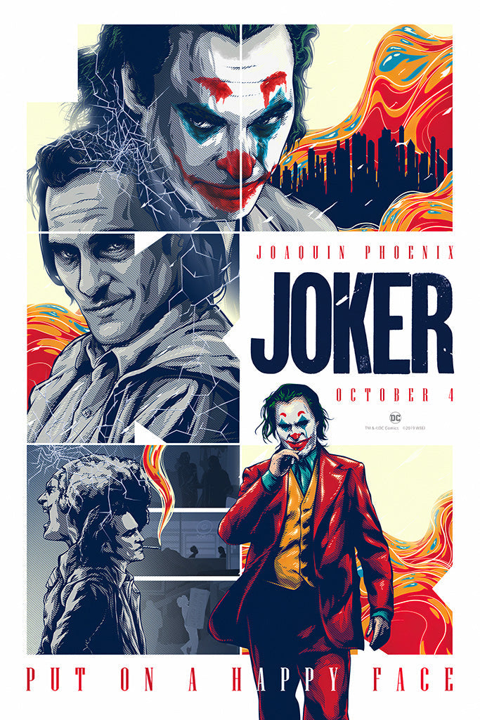 Joker 2019 Fan Art Canvas Poster