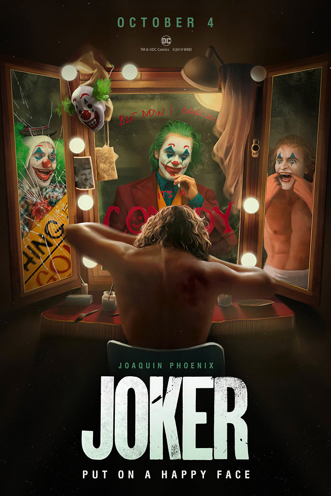 Joker Fan Art 2019 Movie Canvas Poster