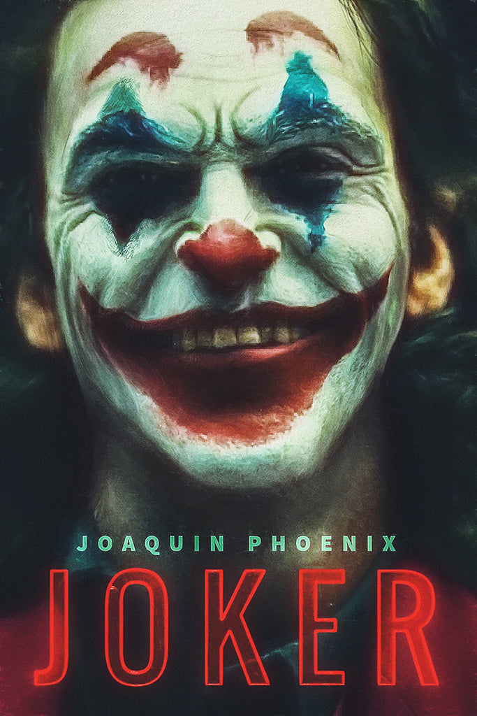 Joker Smile 2019 Movie Canvas Poster