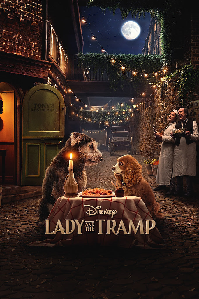 Lady and the Tramp Movie Canvas Poster