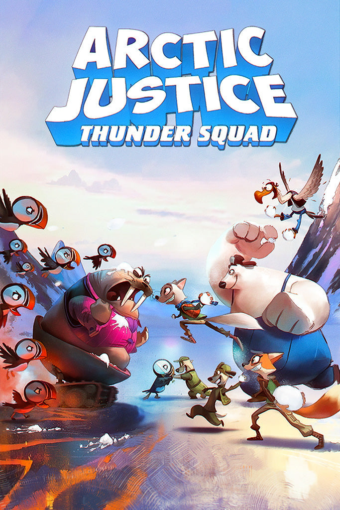 Arctic Justice Thunder Squad Movie Canvas Poster