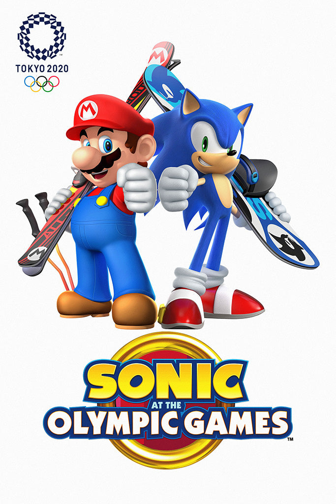 Mario & Sonic at the Olympic Games Tokyo 2020 Game Canvas Poster