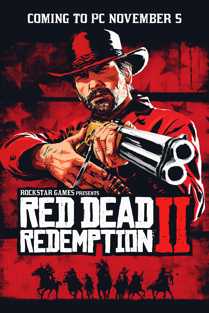 Red Dead Redemption 2 PC Canvas Poster