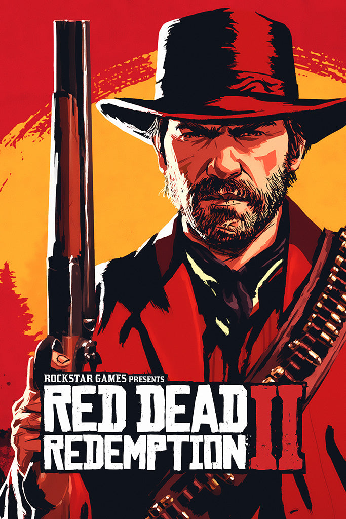 Red Dead Redemption II Video Game Canvas Poster