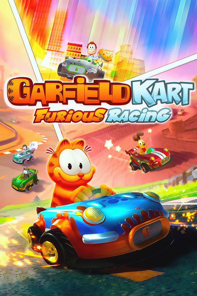 Garfield Kart Furious Racing Canvas Poster