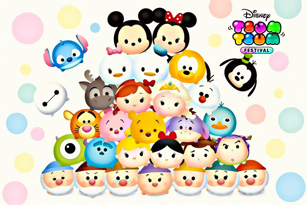 Disney Tsum Tsum Festival Canvas Poster