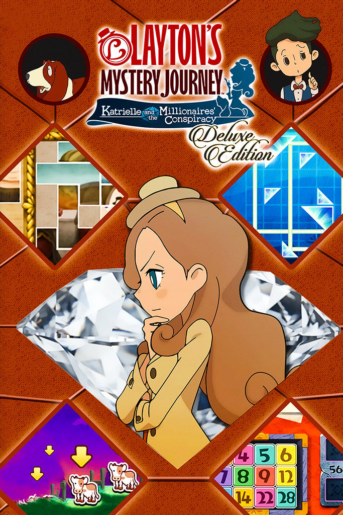 Layton's Mystery Journey Katrielle and the Millionaires' Conspiracy - Deluxe Edition Game Canvas Poster