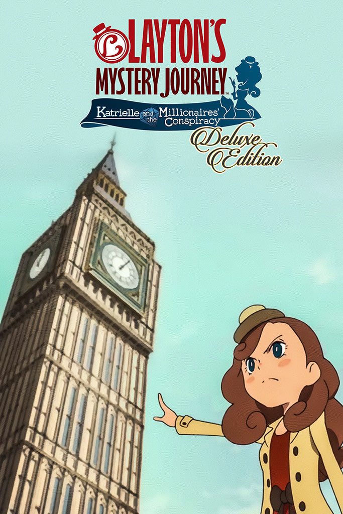 Layton's Mystery Journey Katrielle and the Millionaires' Conspiracy - Deluxe Edition Video Game Canvas Poster