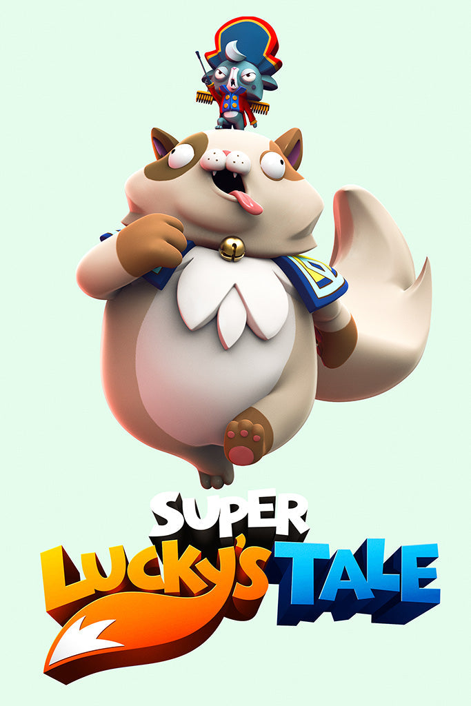 New Super Lucky's Tale Game Canvas Poster