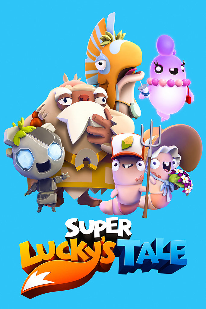 New Super Lucky's Tale Video Game Canvas Poster