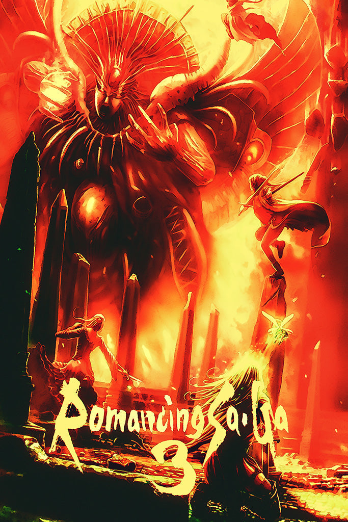Romancing SaGa 3 Game Canvas Poster