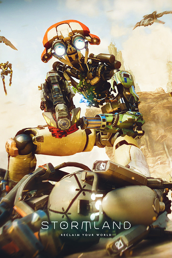 Stormland Video Game Canvas Poster