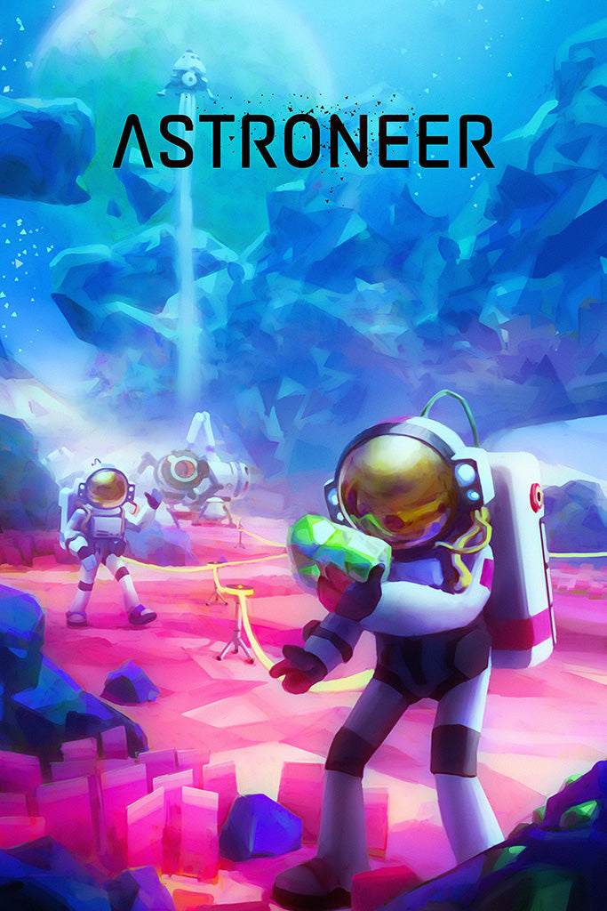Astroneer Game Canvas Poster