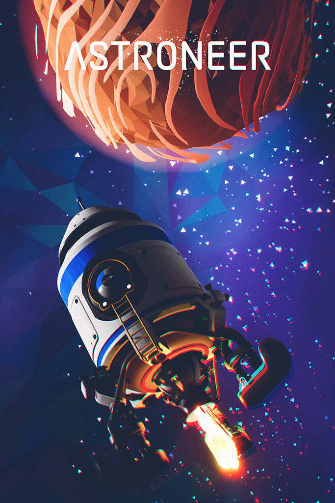 Astroneer Video Game Canvas Poster
